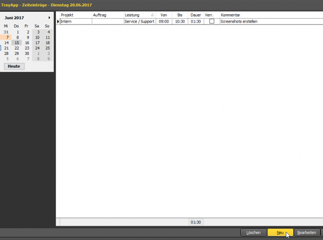 timenote TrayApp timenote TrayApp