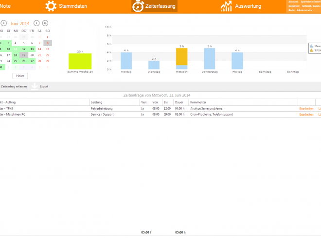 Zeiten erfassen Zeiten erfassen